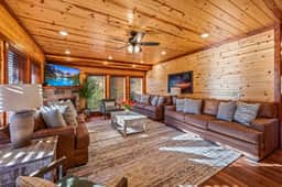 Smoky Mtn 6BR Cabin | Indoor Pool | Sleeps 20 - Image 4
