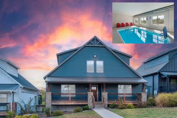 Luxe Lake Escape | Private Indoor Pool | Sleeps34 - Image 1