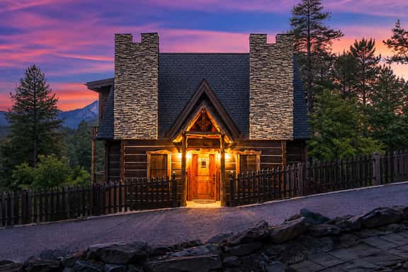 Castle Cabin • Mountain Views • Dungeon Game Room - Image 1