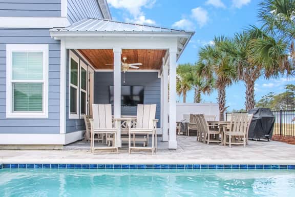 Private Heated Pool • Sleeps 15 • Beach Access - Image 4